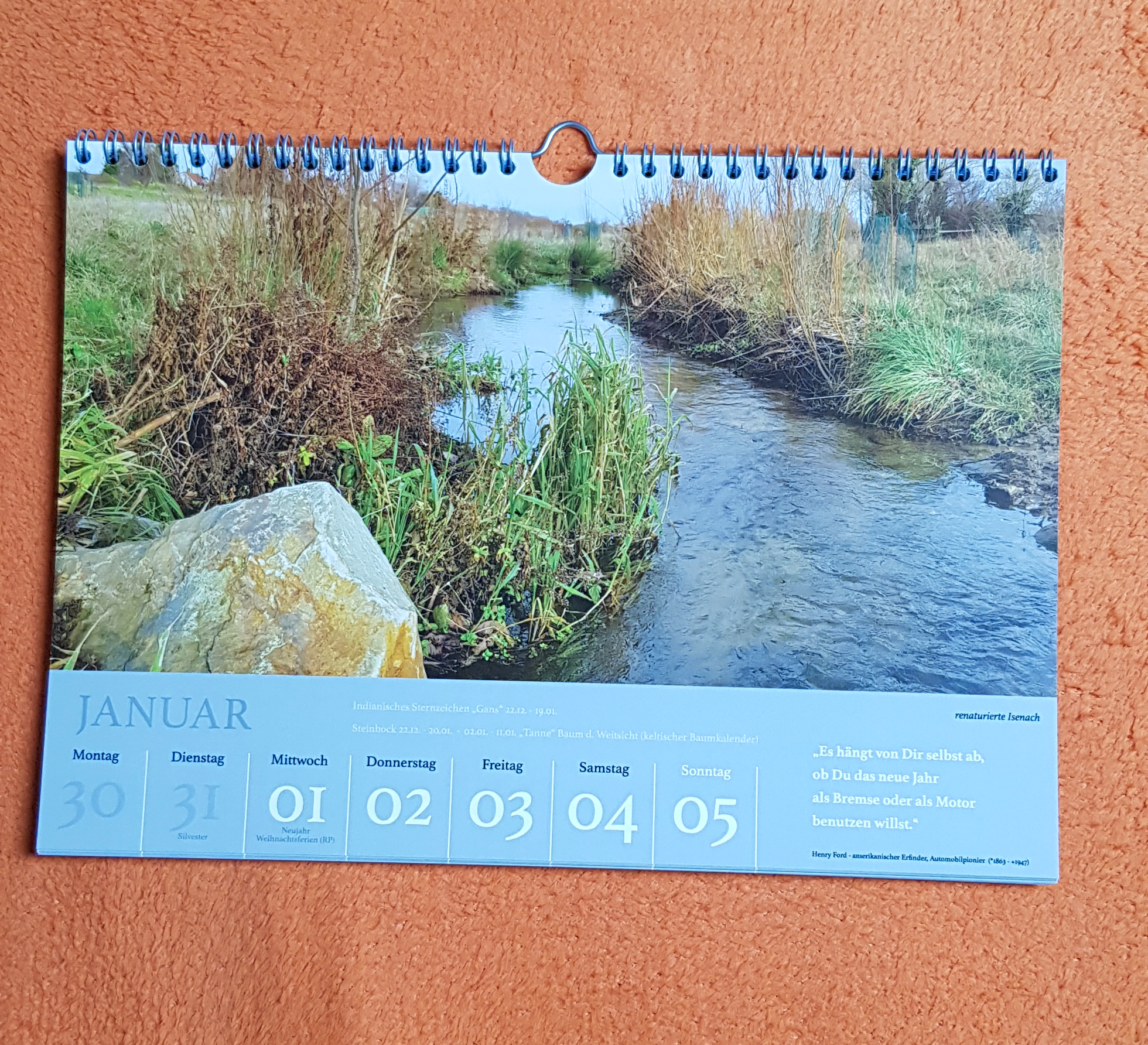 Premium Wochenkalender 2026 - A4 quer Premium Wochenkalender 2026 - A4 quer