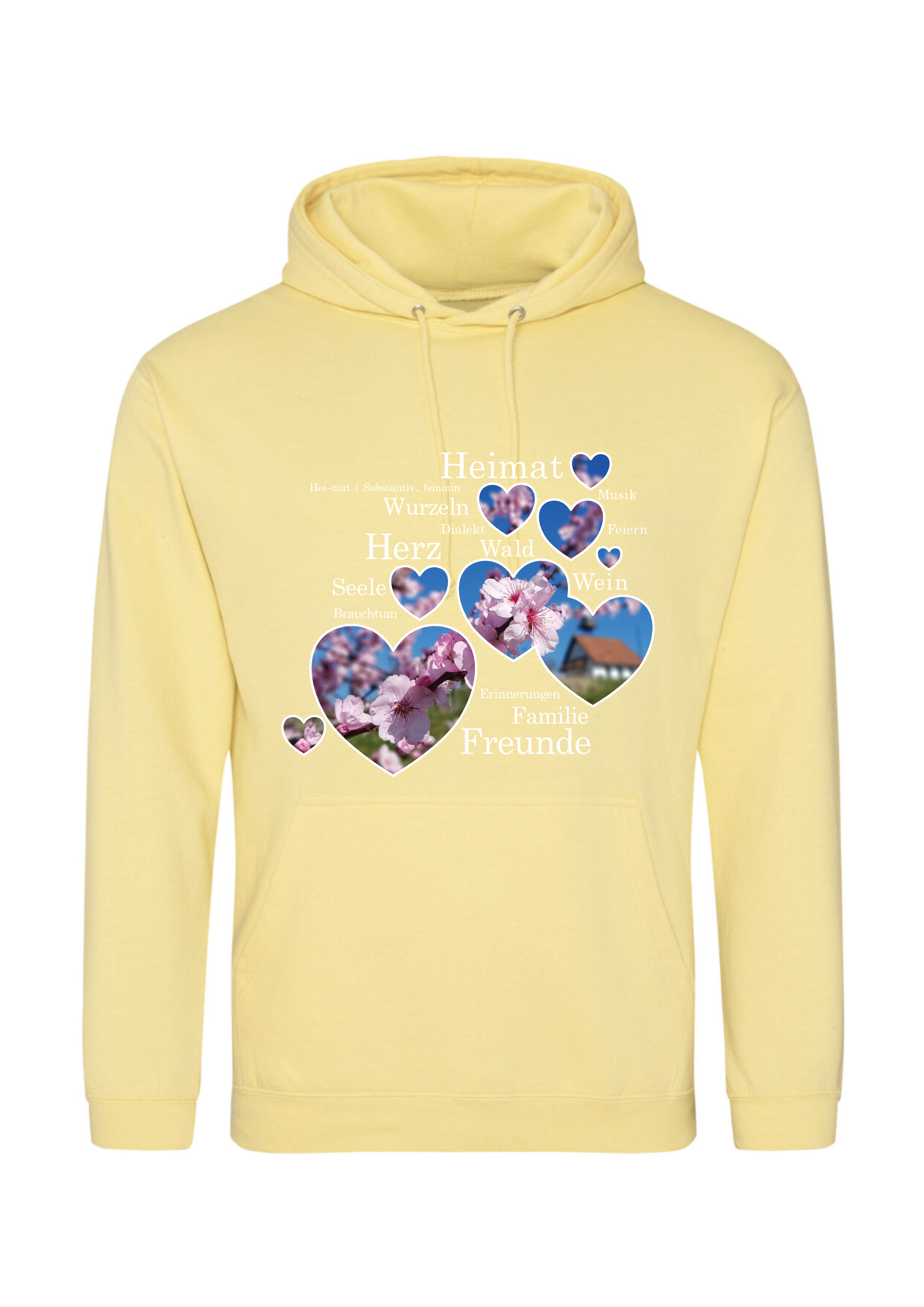 Mandelblüte 02 - Classic Hoody - sherbet lemon
